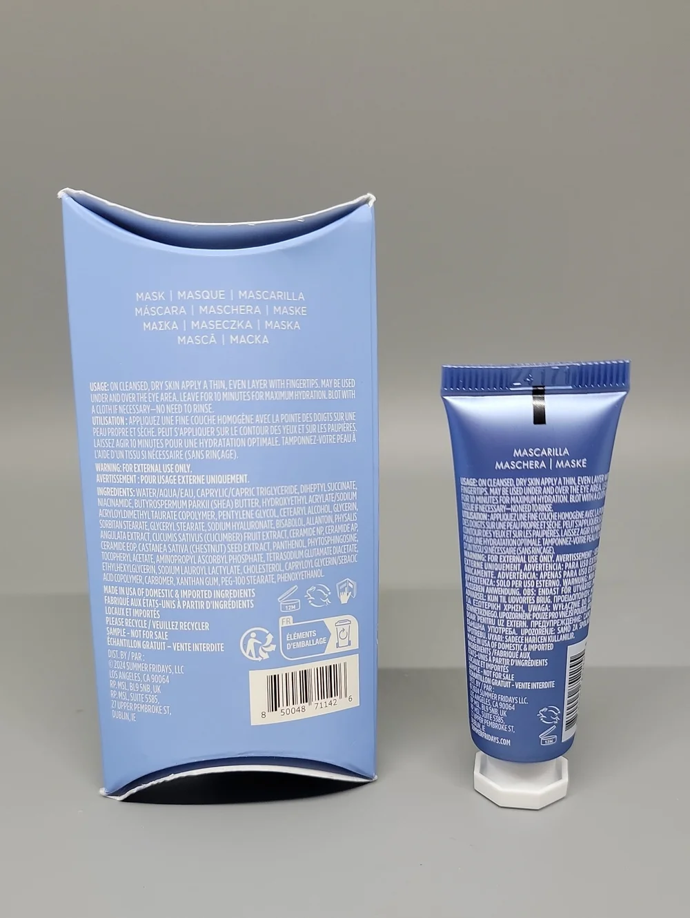 Hydrating/Restoring Masks -- 6 pc. Sample Set Lancome, Summer Fridays, Sulwhasoo